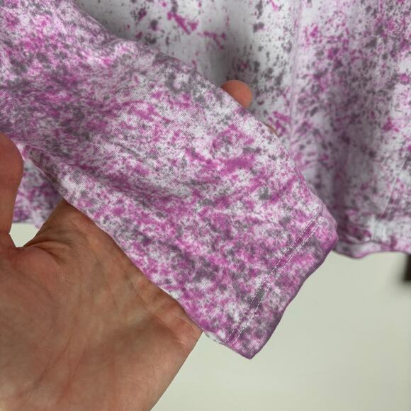 Lululemon Love Long Sleeve Shirt Cirrus Wash Alpine White Lunar Rock Vivid Plum - Picture 6 of 7